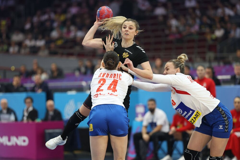 Detalj sa utakmice Crne Gore i Srbije