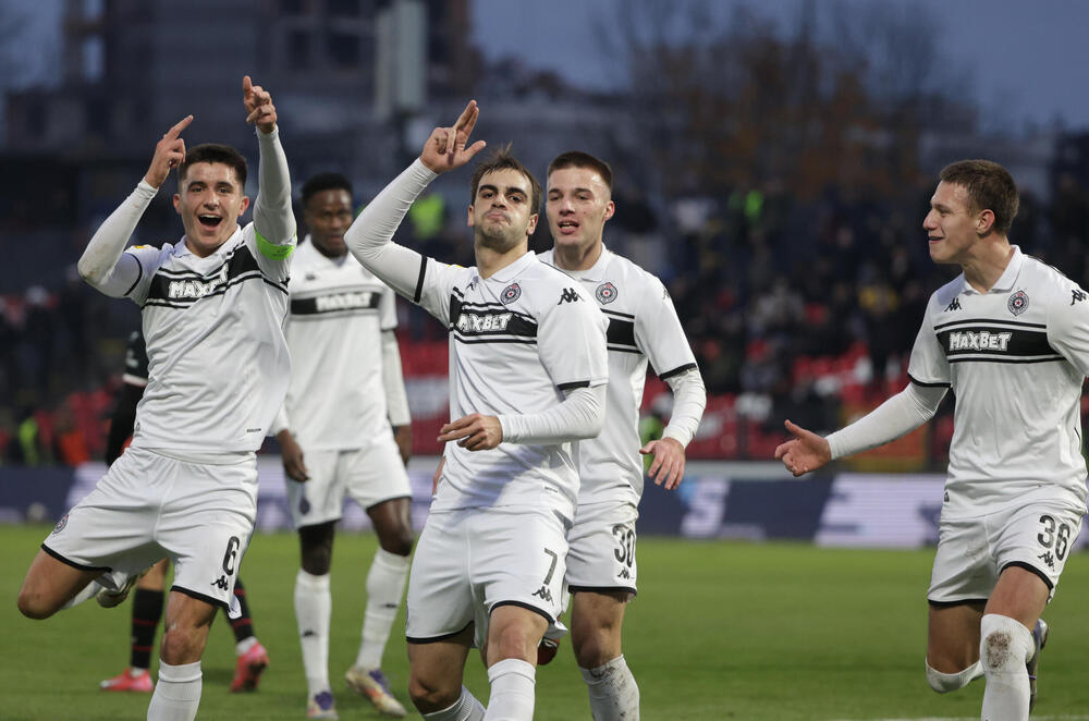 Nezaustavljivi Milošević vratio Partizan na vrh tabele: Crno-beli u goleadi pokorili Kragujevac!