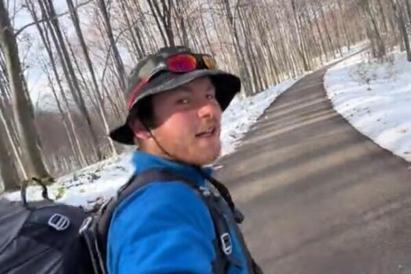 "ODMAH SI OSETIO PRAVE ČARI SRBIJE" Mladić koji pešači od Londona do Istanbula stigao u našu zemlju, pa... (VIDEO)