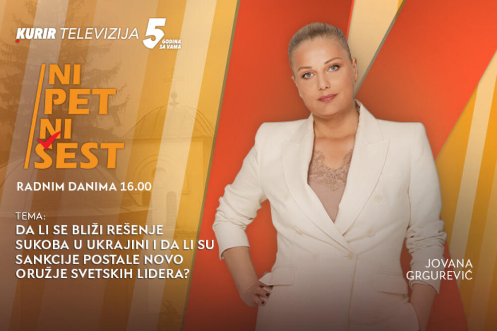 DA LI SE BLIŽI REŠENJE SUKOBA U UKRAJINI? - u današnjoj emisiji “NI 5 NI 6” od 16.00