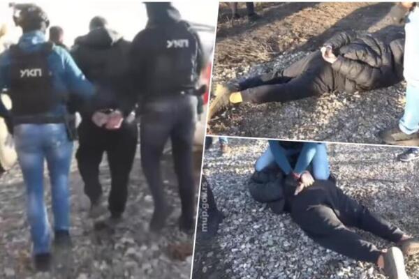 Srbi švercovali drogu u vrednosti od nekoliko milona evra, pa dolijali! Neverovatan snimak akcije hapšenja (VIDEO)