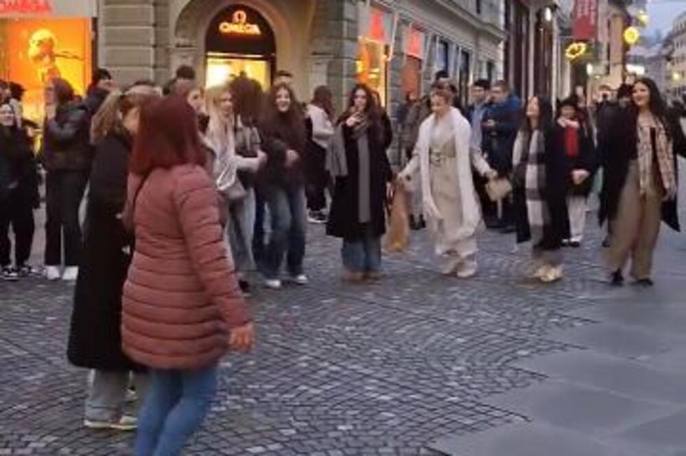 HRVATU SMETA SRPSKO KOLO U LJUBLJANI, POPLJUVAO IH SAMO TAKO: Pojavio se snimak svega, neki mu NISU OSTALI DUŽNI!