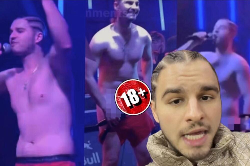 BEOGRAĐANI NISU HTELI DA VIDE INTIMU! Reper se SKINUO GO i pokazao svima "ponos" - SNIMCI BEZ CENZURE CURE (18+)