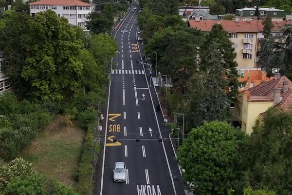 REKONSTRUISANA DRAJZEROVA: Jedna od najfrekventnijih gradskih saobraćajnica