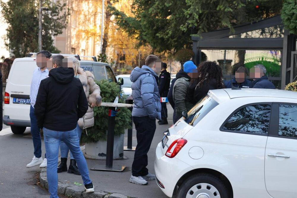 Vuk Bajrušević, Pucnjava, Vračar, Policija