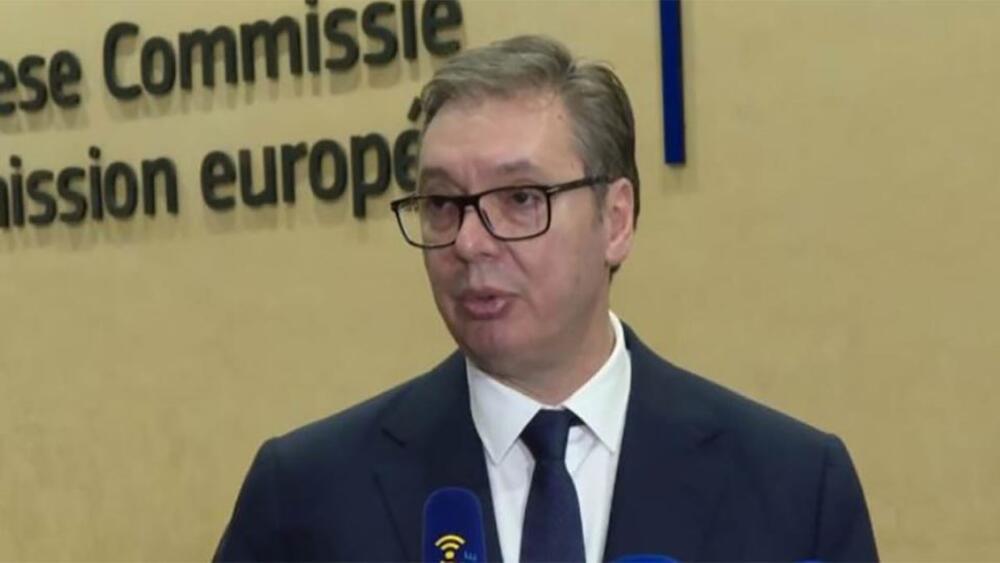Vučić se obratio iz Brisela: "Pitanje je kada stiže upozorenje za sekundarne sankcije"