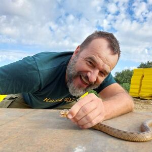 NENAD JEZDIĆ UHVATIO ZMIJU GOLIM RUKAMA! Ljudima uterao STRAH U KOSTI, a njemu - KAO OD ŠALE