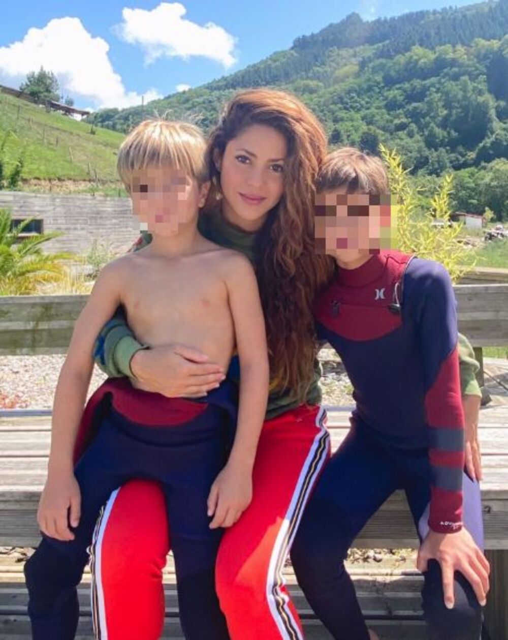 Šakira sa Milanom i Sašom