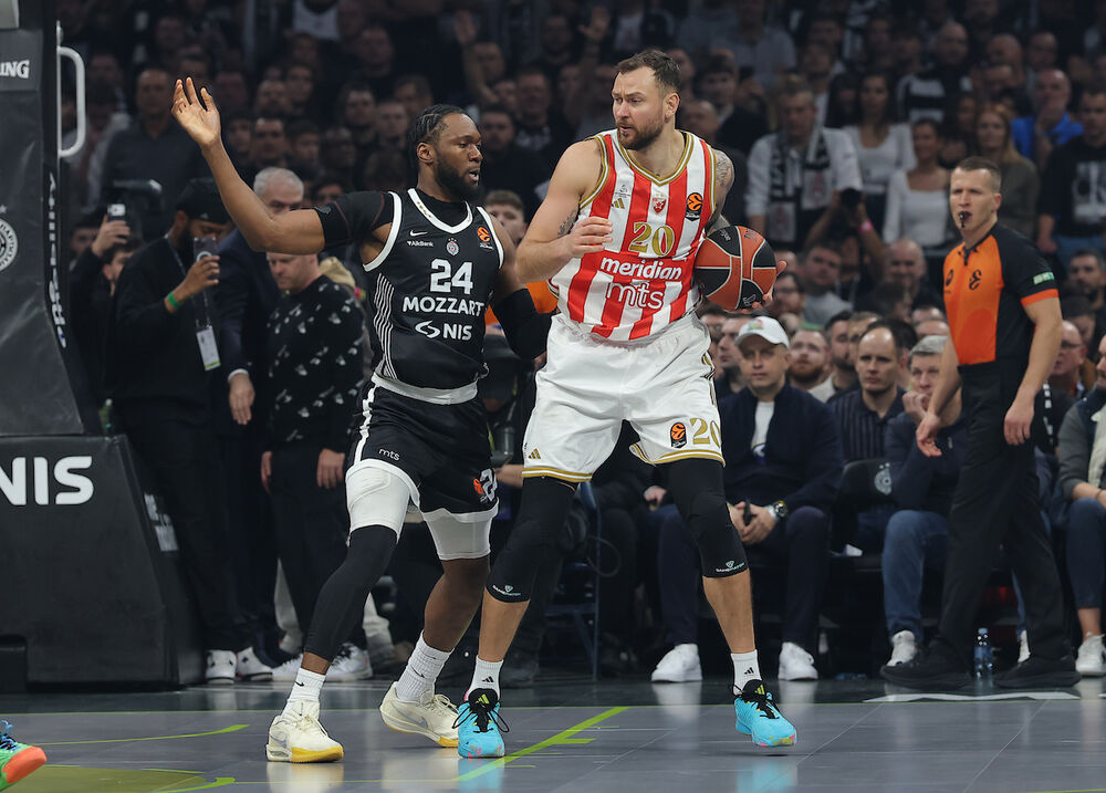 Donatas Motiejunas na večitom derbiju