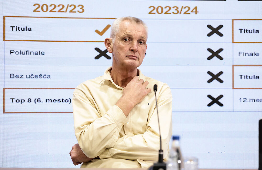 Žarko Paspalj na konferenciji za medije