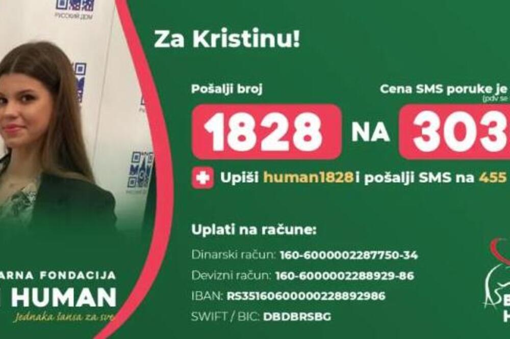 Kristina sa samo 22 godine vodi hrabru bitku: Naša pomoć za lečenje je neophodna, udružimo se i pomozimo joj (FOTO)