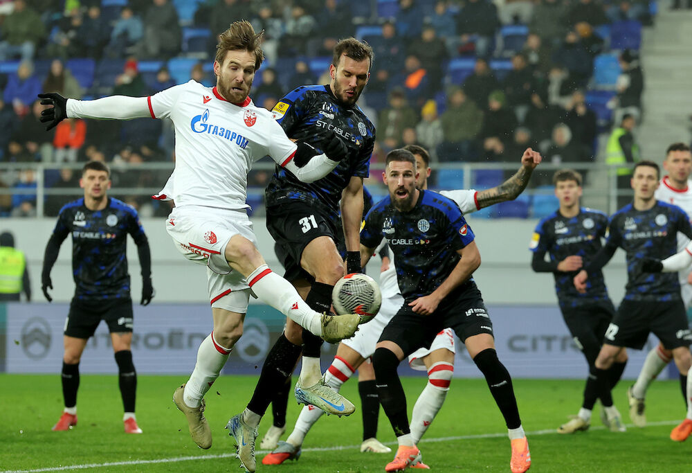 Detalj sa utakmice TSC-a i Crvene zvezde u Bačkoj Topoli