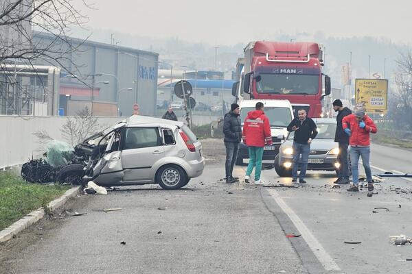 Prva žrtva stravične nesreće u Gornjem Milanovcu: Jedna osoba poginula, uviđaj još u toku!