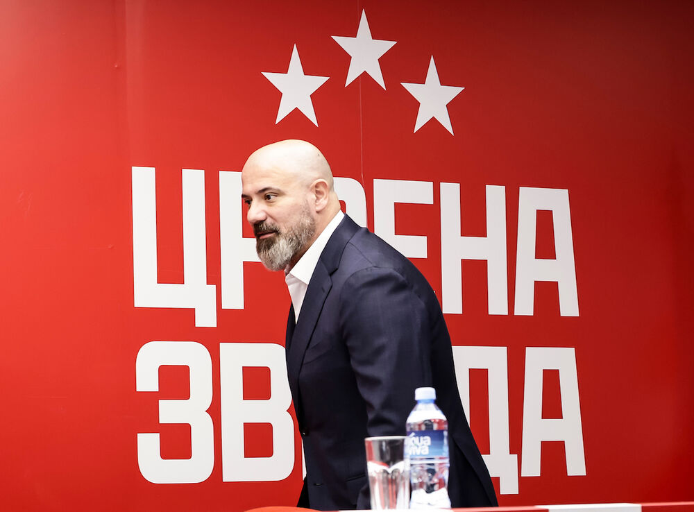 Dejan Stanković na promociji kao novi-stari trener FK Crvena zvezda