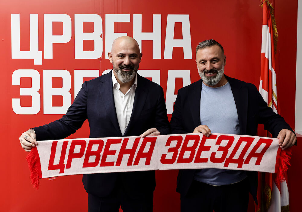 Dejan Stanković i Nenad Sakić na promociji