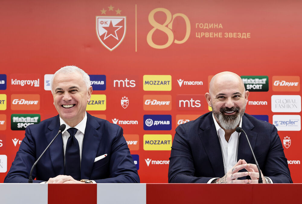 Zvezdan Terzić i Dejan Stanković na promociji