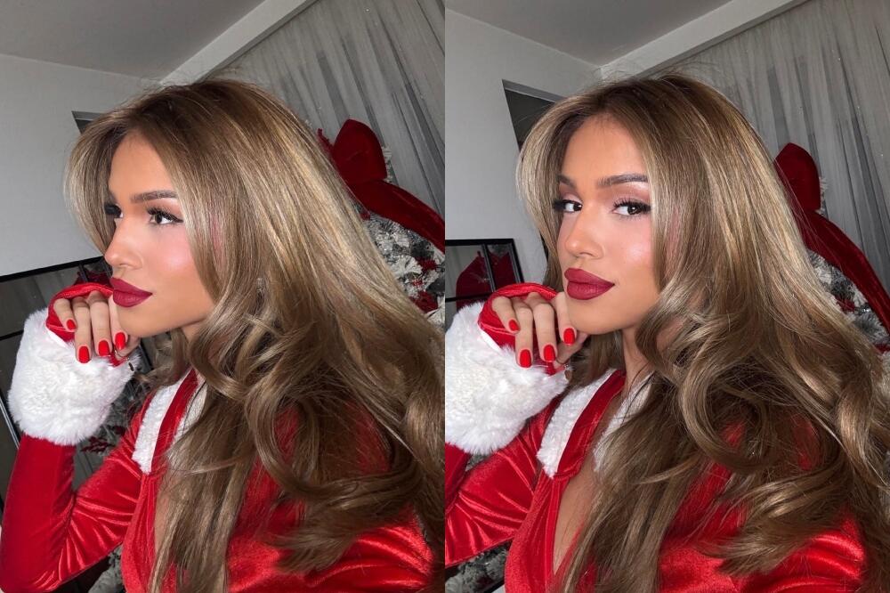 KO JE OVA ZGODNA BABA MRAZICA? Crveno obukla da sluti na RADOST - Srbi ne mogu da odvoje pogled od zanosne Anđele