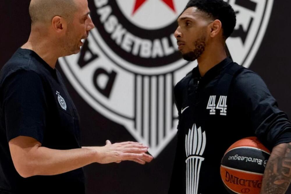 Penjaroja i Pejn na prvom treningu sa Partizanom!