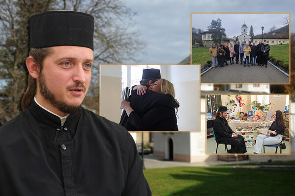 ĐAKON MIHAIL IZ MANASTIRA RAKOVICA OKUMIO SE SA PACIJENTOM IZ LAZE: "Ovde su ljudi razgolićeni u duši, prezreni..."