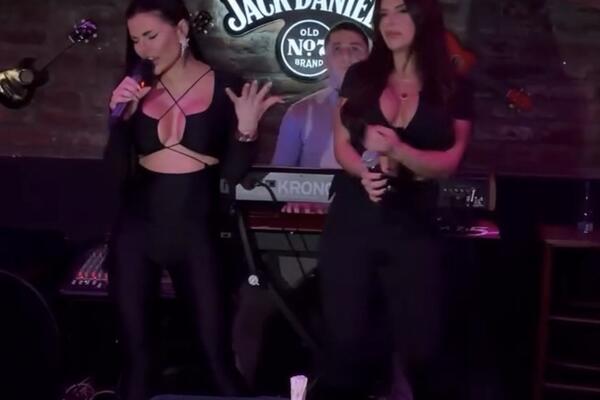 PROVOKACIJA! Beograđani nisu mogli da odvoje pogled od pevačica - obe u crnom, a ne zna se koja ima jači DEKOLTE