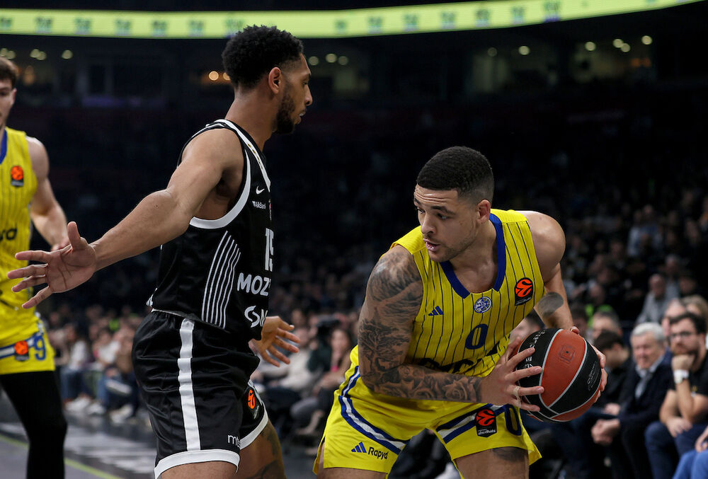 Ife Lundberg na utakmici Partizana i Makabija iz Tel Aviva