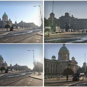 Uklonjeni šatori ispred Narodne skupštine! Evo šta će se sada nalaziti na tom mestu