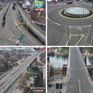 BEOGRAD JE 1. JANUARA SABLASNO PRAZAN! Prestonica je prazna, hladna i nestvarna, nema AUTOMOBILA, a nema ni LJUDI