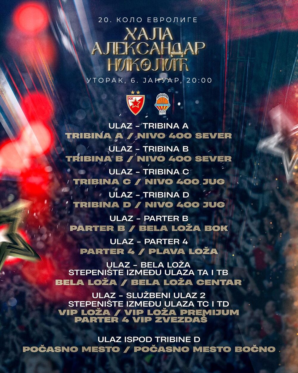 Raspored sedenja Pionir