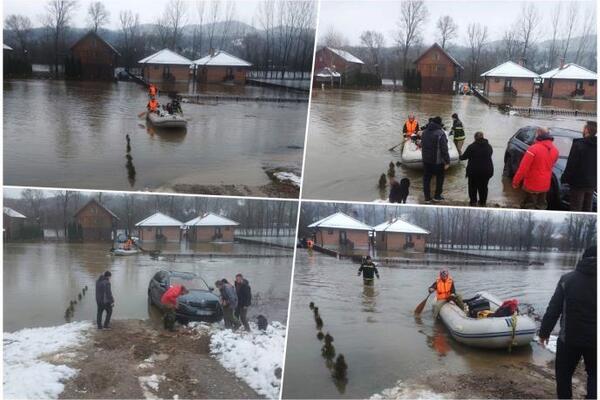 Drama kod Ljubovije, spašeno 9 osoba: Drina se izlila, uopšte nije bilo naivno