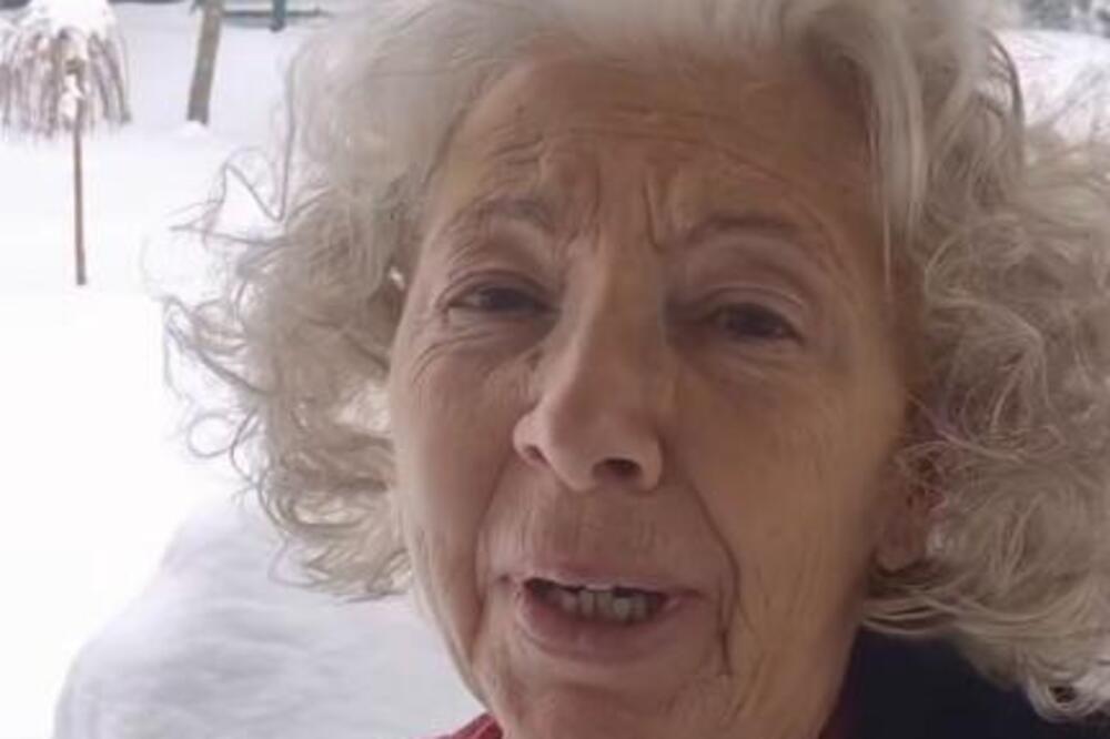 Maja Volk zavejana 50 kilometara od Beograda: Evo čime se hrani odsečena od sveta, od ovih prizora zastaje dah