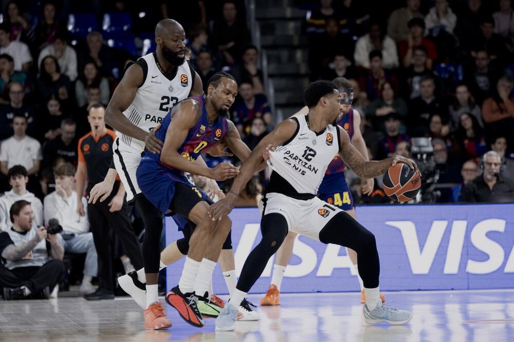 Partizan pokazao napredak, ali to nije bilo dovoljno: Barselona ubedljivo savladala crno-bele!