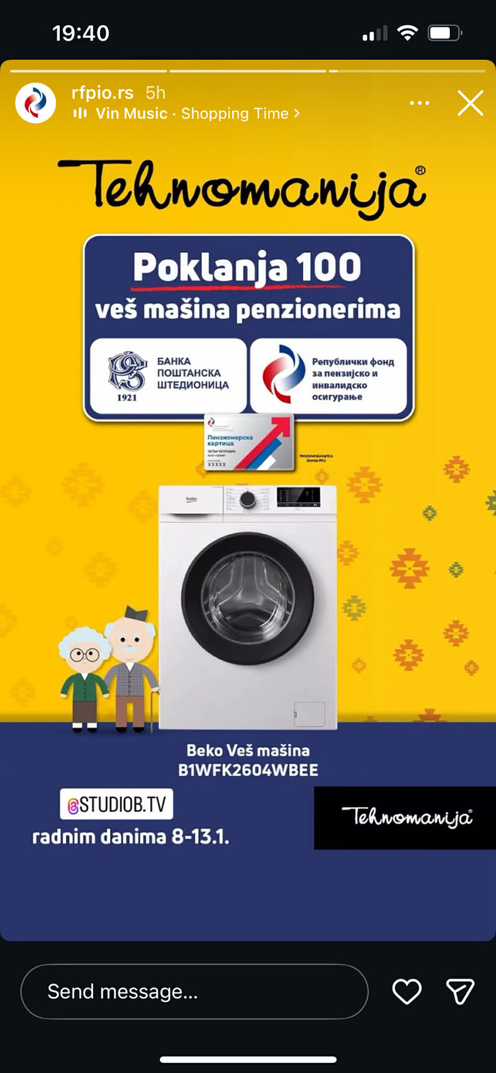 PIO fond o poklanjaju 100 veš mašina iz Tehnomanije