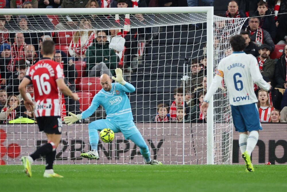 Marko Dmitrović na utakmici Bilbaa i Espanjola