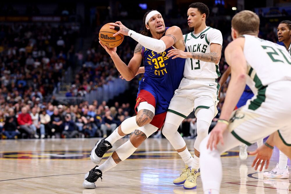 Detalj sa utakmice Denver Nagetsa i Milvoki Baksa