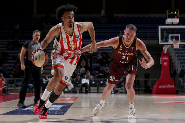 Džordan Nvora trojkom rešio nepotrebnu dramu Crvene zvezde protiv Bosne (Video/Foto)