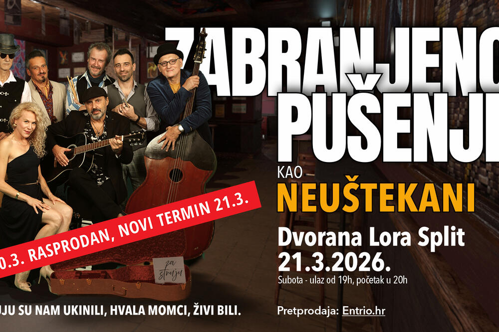 Zabranjeno pušenje: Neuštekani rasprodali koncert u Splitu