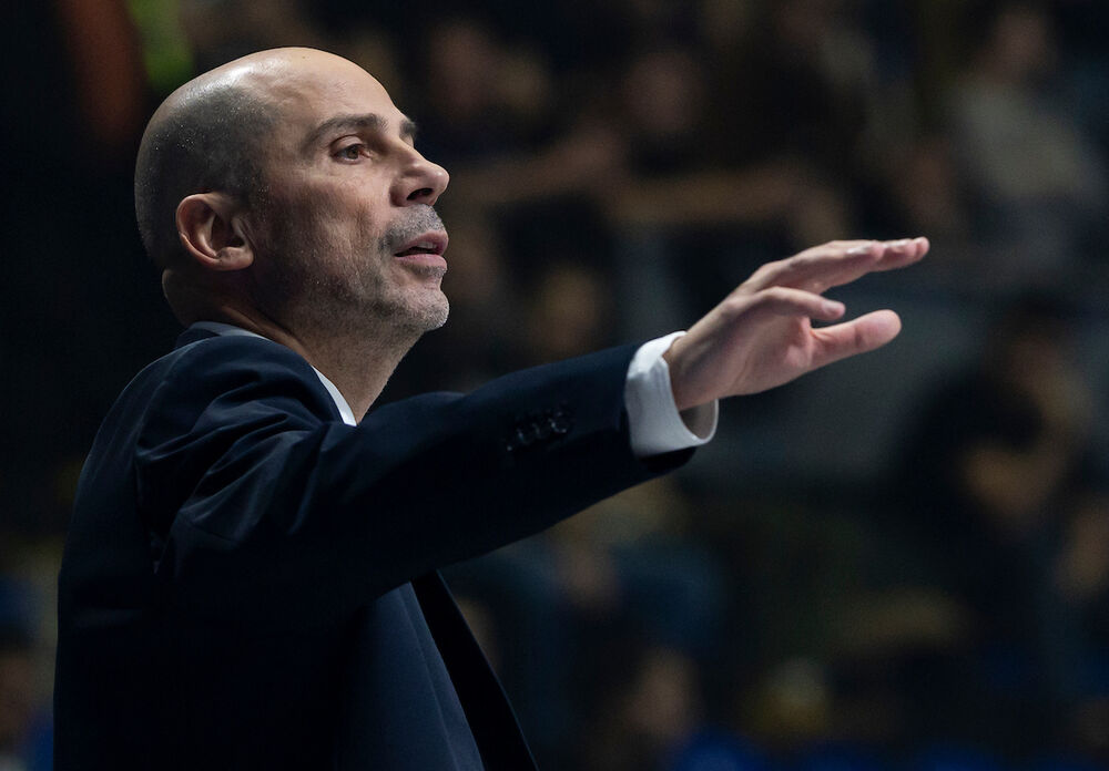 Đoan Penjaroja na utakmici Partizana i Olimpijakosa u sezoni 2025/26 Evrolige