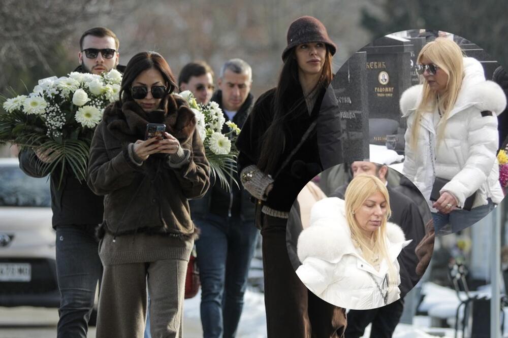 SVI U CRNOM, A ONA U BELOM - PLAVUŠA NA ARKANOVOM POMENU GLAVNA TEMA! Bila u Interkontinentalu kad su ga IZREŠETALI