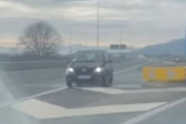 BAHATA VOŽNJA KOD KRUŠEVCA: Snimili ga kako divlja u kontra smeru, za dlaku izbegnuta TRAGEDIJA (VIDEO)