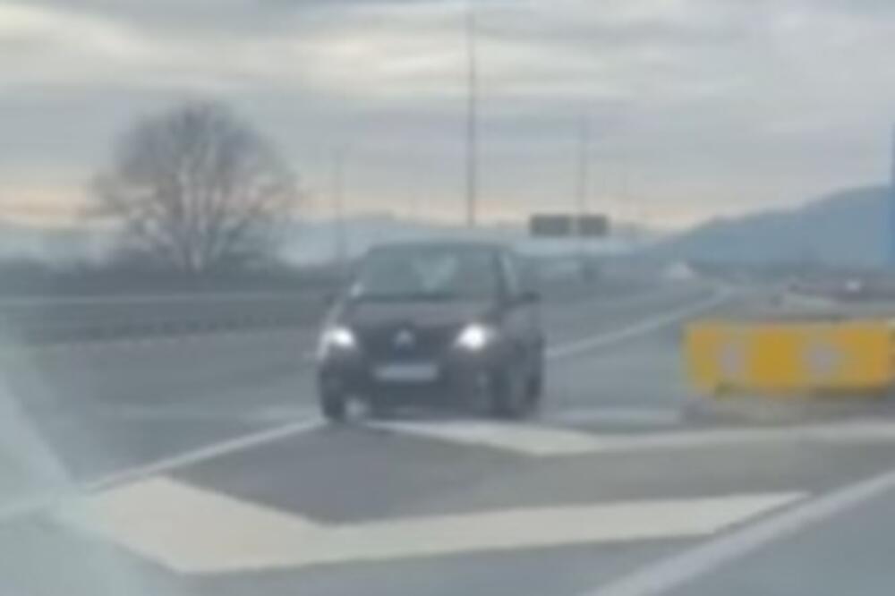 BAHATA VOŽNJA KOD KRUŠEVCA: Snimili ga kako divlja u kontra smeru, za dlaku izbegnuta TRAGEDIJA (VIDEO)