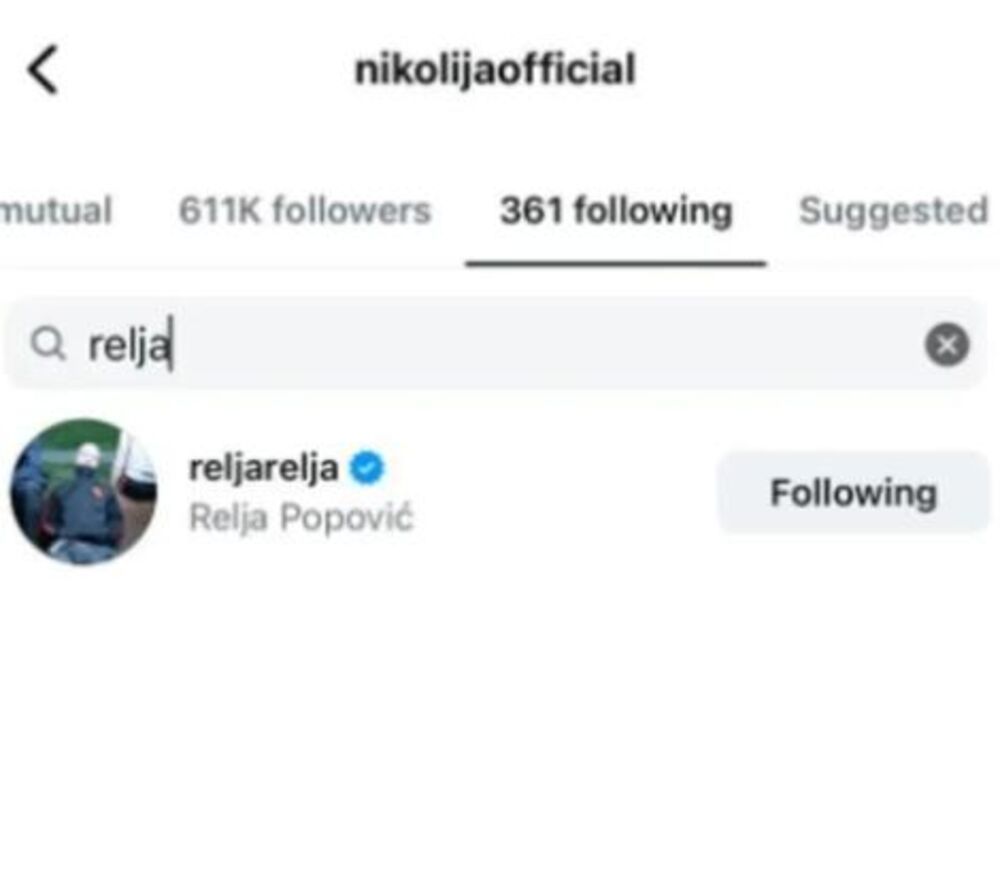 Nikolija ponovo prati Relju
