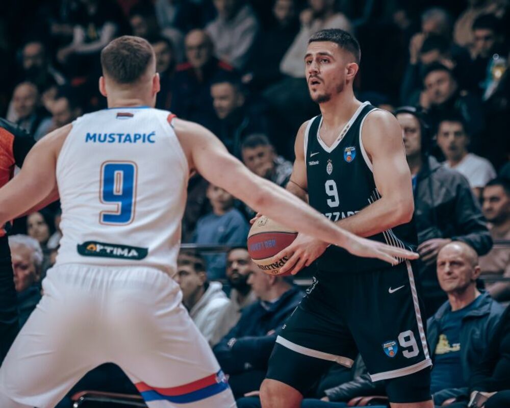 Detalj sa utakmice Igokee i Partizana