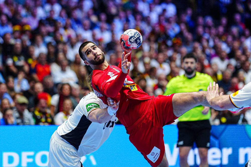 Detalj sa utakmice Srbije i Nemačke na Evropskom prvenstvu u danskom Herningu