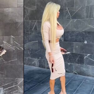 MAJKO MILA, ŠTA JE OVO? Zamislite samo da plavuša šeta u ovome u CENTRU BEOGRADA - grudi veličine nečije ZADNJICE