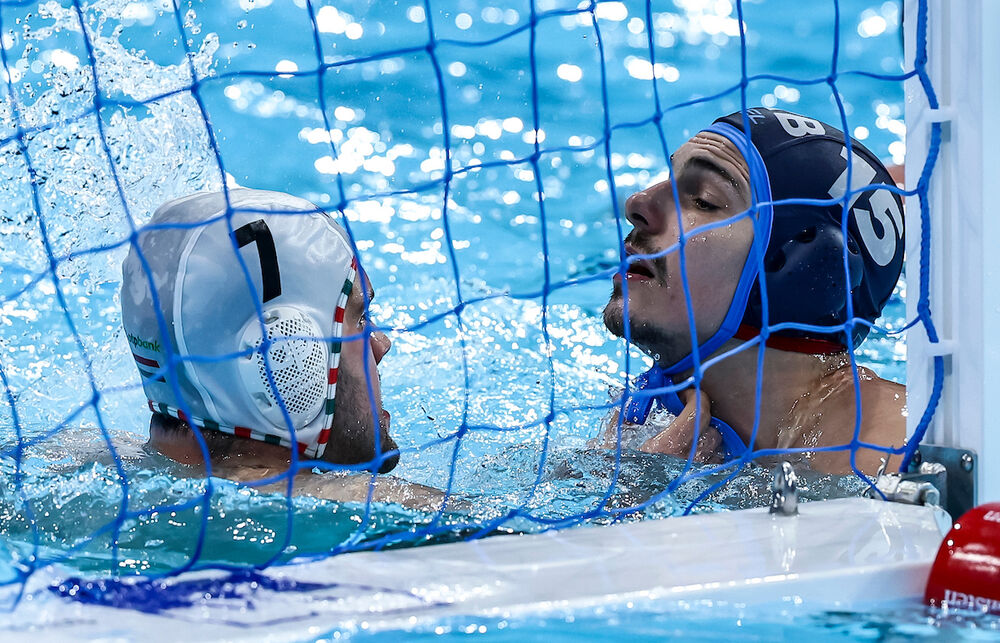 Sukob Gerga Feketea i Nikole Lukića na utakmici Mađarske i Srbije na Evropskom prvenstvu u Beogradskoj areni