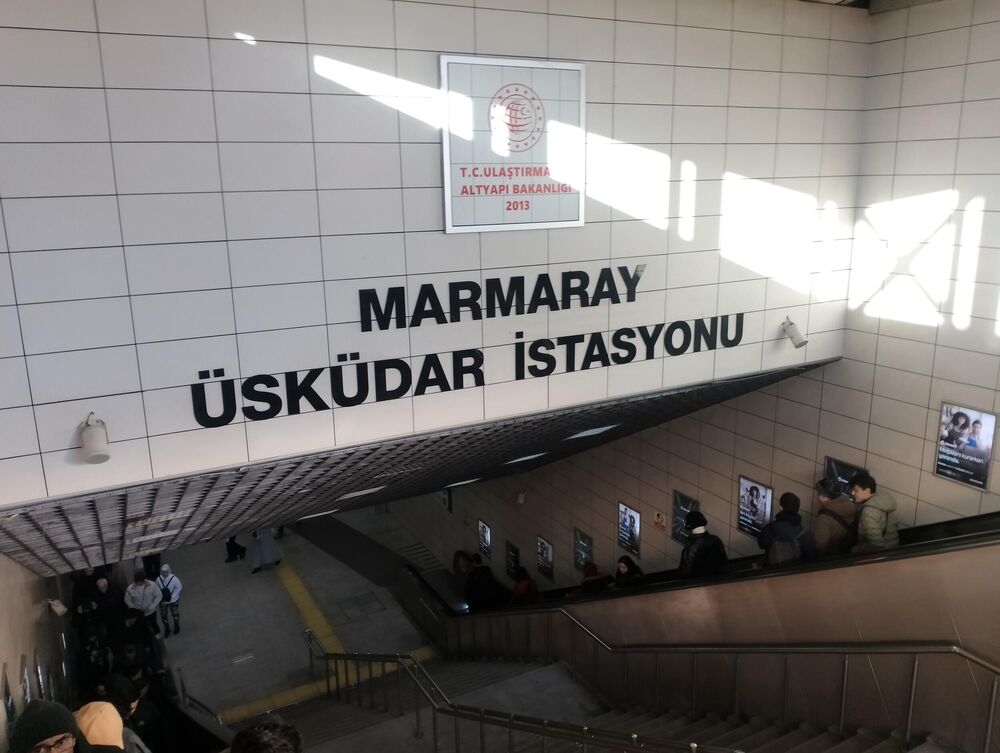 Metro stanica 'Uskudar' u azijskom delu Istanbula