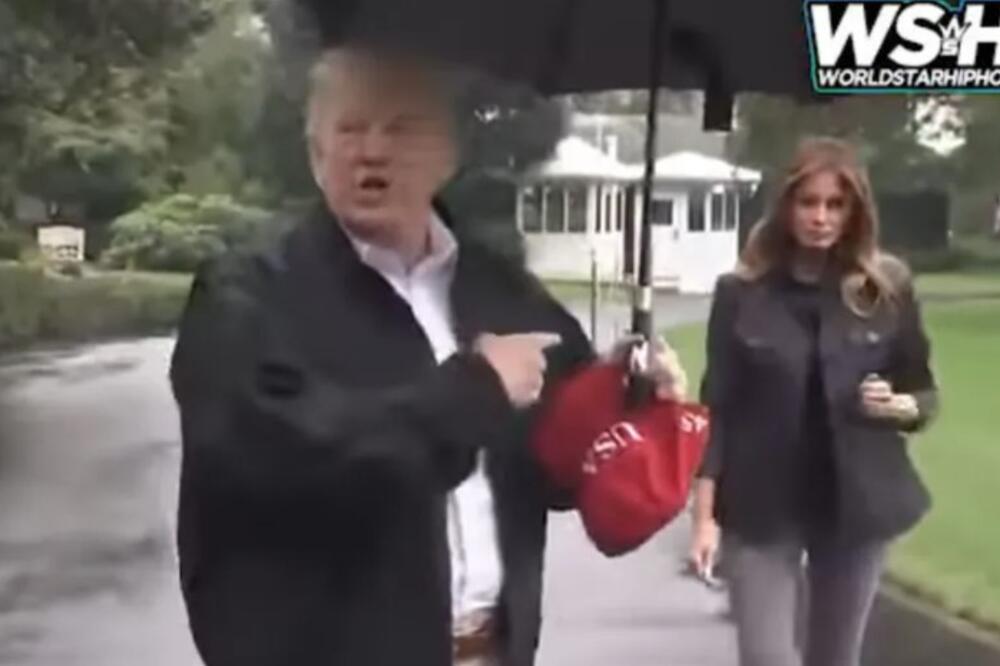 "UPLAŠIO SE DA ĆE ŠMINKA DA MU SE RAZMAŽE" Trampa razapinju zbog ovoga, snimak star 8 godina IZAZVAO HAOS (VIDEO)