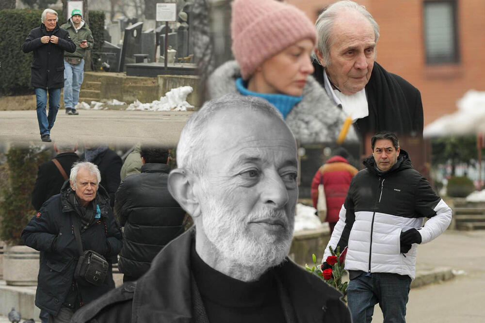 ŽENA, FUDBALER I SAMO PAR KOLEGA! Evo ko nosi kovčeg Mike Aleksića, udovica sve vreme snima