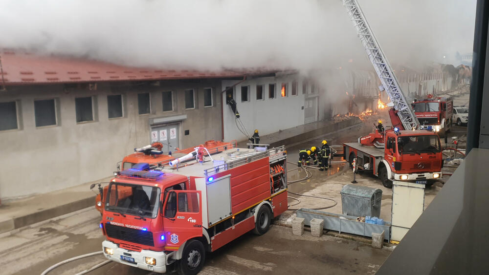 Novi Pazar, Požar, Vatrogasci