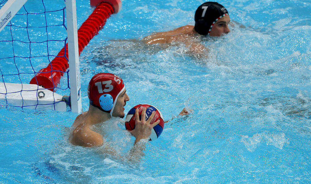 Milan Glušac u finalu Evropskog prvenstva u vaterpolu u Beogradskoj areni